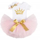 baby girl clothes dress brand baby 1st birthday dress party 1 year photo girl clothing set romper+he