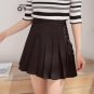 2017 Summer New Fashion Solid Denim Pleated Skirt Harajuku Lace-Up Hight Waist Casual Sexy Micro Min