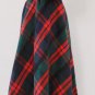 New Plaid Skirt Women Long A-Line Skirt British Style Woolen Plaid Skirts Kilt Winter Vintage Wool T