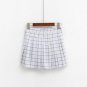 2018 Women\'s Kawaii AA High Waist Plaid Pleated Skirt Female British Preppy Retro Style Harajuku Cu