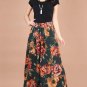 New Plus size Summer fashion Women solid Wide Leg Loose cotton Dress Pants Female Casual Skirt Trous