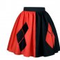 3D Snowman Christmas Print Cosplay Pleated Skirts Women High Waist Knee Length Streetwear Midi Skate