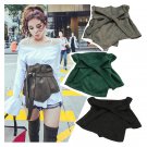 35Cm Ultra Wide Width Velvet Corset Belt Bow-Tie Ruffle Skirt Peplum Belts For Women Decorative Cumm