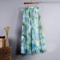 Summer Chiffon Skirt Bohemia Chiffon Floral Printed Women Boho Floor-Length Long Maxi Beach Party Lo