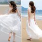 2017 New 8 m long put on a large half-length pleated mopping chiffon skirts Women Spring Autumn Sum