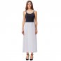 Fashion Cotton Long Skirts Womens Floor Length Pleated Autumn Maxi Skirt High Waist Stretch Casual B