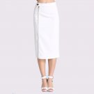 New Autumn Women Long Skirt Winter White Side Zipper High Waist Casual Pencil Skirt 4XL Elegant Lady