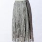 Elastic waist Lace flower length skirt 2016 new spring Water soluble lace yarn elastic waist skirt f