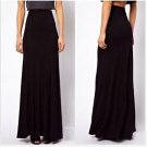 Hot 2017 New Fashion Brand Spring Summer Large Plus Size High Waist Maxi Cotton Full Length Stretchy