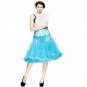 20 Colors 65cm Soft Fabric Women Pettiskirt Long Sexy Pleated Chiffon Petticoat Rockabilly skirt Tul