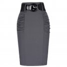 Womens Skirts 50s Retro Vintage High Stretchy jupe Woman Short Work Pencil Skirt Sexy Summer Bodycon