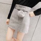 Women Autumn Pencil Skirt 2017 Winter Fashion High Waist Fashion Zipper Bodycon Short Mini Skirts Gi