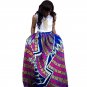 2018 Fashion Women African Print Long Skirt Ankara Dashiki High Waist A Line Maxi Long Umbrella Skir