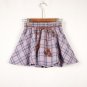 2017 Spring new Women Plaid Thin Woolen Short Skirt Elastic Waist with Sashes Young girls Preppy sty
