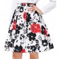 Women Midi Skirt 2017 Runway Vintage Rockabilly Skirts Womens Sexy Pinup 50S 60S Cotton Polka Dot Fl