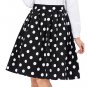 Women Midi Skirt 2017 Runway Vintage Rockabilly Skirts Womens Sexy Pinup 50S 60S Cotton Polka Dot Fl
