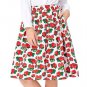 Women Midi Skirt 2017 Runway Vintage Rockabilly Skirts Womens Sexy Pinup 50S 60S Cotton Polka Dot Fl