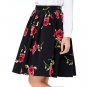 Women Midi Skirt 2017 Runway Vintage Rockabilly Skirts Womens Sexy Pinup 50S 60S Cotton Polka Dot Fl