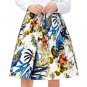 Women Midi Skirt 2017 Runway Vintage Rockabilly Skirts Womens Sexy Pinup 50S 60S Cotton Polka Dot Fl