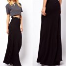 Hot Womens Skirts Spring Bust Skirt Slim Hip Step High Waist Slim Placketing  Long Skirt size XXS-7X