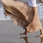 Women Chiffon Long Skirts Candy Color Pleated Maxi Skirts 2017 Spring Summer Autumn Skirts 10 Candy