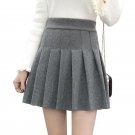 Women Pleated Skirt Winter Lolita Style Harajuku Kawaii Sweet A-line Skirts Mini School Uniforms Sai