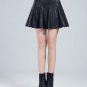 Shorts Women Plus Size Leather Skirt 4xl Winter Jupe Patineuse High Waist Mini Flare Black Short Sue