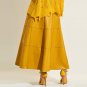 woman leather skirt plus size causal loose solid autumn A line long dance skirt elegant female 2017