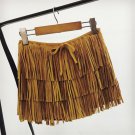 2017 Summer New Bohemian Style Fringed skirt Shorts High Waist Suede short Trousers with Tassel Fash
