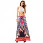 Beach Long Skirts for Women Bohemian Boho Maxi Skirt Summer 2016 Irregular Ethnic Print Red Maxi Bea