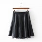 2016 spring new fashion wild fringed leather skirt waist skirts and skirts womens