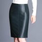 LXMSTH 4XL 5XL Autumn Winter Package Hip Leather Skirt Women Plus Size Pencil Skirts 2018 High Waist
