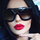 Unique Women Sunglasses Square Glasses Vintage Big Frame Sun Glasses Acetate Shades Gradient Eyeglas
