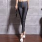 Hot Selling 2017 Women Solid Color Fluorescent Shiny Pant Leggings Large Size Spandex Shinny Elastic