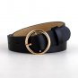 HOT Circle Pin Buckles Belt female deduction side gold buckle jeans wild belts for women fashion stu