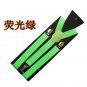 Printed leather Suspenders Men Four Clips-on Braces Vintage Mens Suspender For Trousers Husband Male