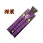 Printed leather Suspenders Men Four Clips-on Braces Vintage Mens Suspender For Trousers Husband Male
