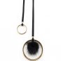 Belt Ladies Decorative Round Clasp Dresses Simple Circle With Sweaters Fur Knit Trousers Belt Waist