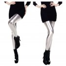 New New Fashion Women Leggings Shiny Metallic Color Elastic Waist Skinny Sexy Pencil Pants Trousers 