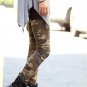 Womens Graffiti Style Slim Camouflage Stretch Trousers Army Legging Sexy Trousers Legging 3 Color