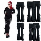 2017 New Boho Hippie High Waist Wide Leg Long Flared Bell Bottom Pants Flared Trousers Size S-2XL