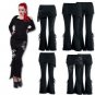 2017 New Boho Hippie High Waist Wide Leg Long Flared Bell Bottom Pants Flared Trousers Size S-2XL