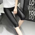 2017 New Women Female Glossy Shiny Leggings Lady Sexy Black Pencil Pants Slim Elastic Leggings Skinn