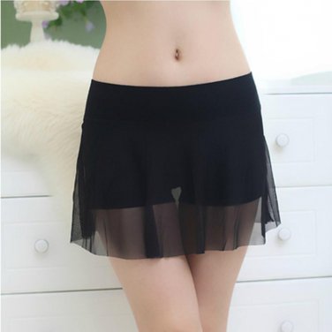 New summer gauze security trousers Comfortable Solid color sexy mini leggings lined with skirt pants