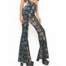 Fashion Womens Printed Slim Skinny Leggings Stretchy Jeggings Flare Pants