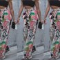 Hot Women Loose Stretch High Waist Wide Leg Long Pants Palazzo Trousers