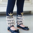 2016 Baby Girl Leggings Spring Autumn Cotton Solid Children\'s Lace Trousers Kids bow Pants For Girl