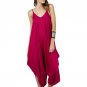 2017 Sexy Party V Neck spaghetti strap wide leg Romper Women Jumpsuit Loose green flare Haren trouse