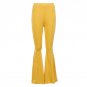 High waist Women casual solid long pant 2018 new Stretch Solid Flare pant ladies fashion bell buttom