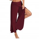 New Causal Women Wide Leg Pants Loose Female Long Trousers Womens High Waist Flared Wide Leg Pant OL